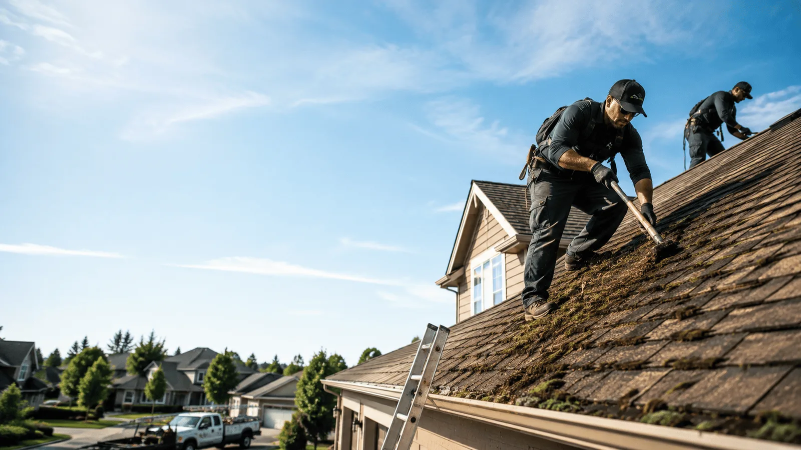 Roof Moss Removal in Ashland, LA near me